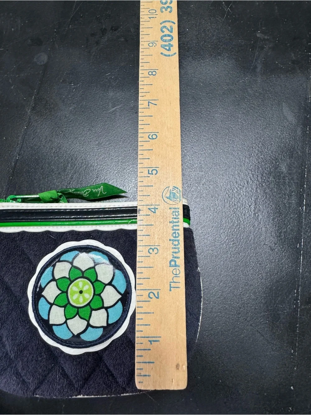 Vera Bradley compact quilted